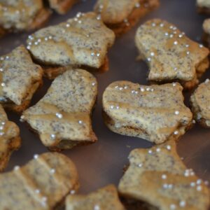 Makové zvonečky - mouka Jizerka BZL, citronový krém z rýžové mouky