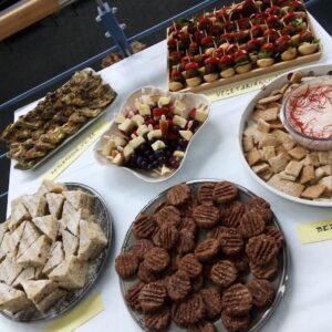 Veganské a bezlepkové občerstvení na vernisáž