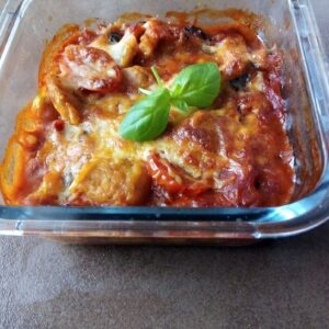 Zapečené gnocchi s rajčatovou omáčkou